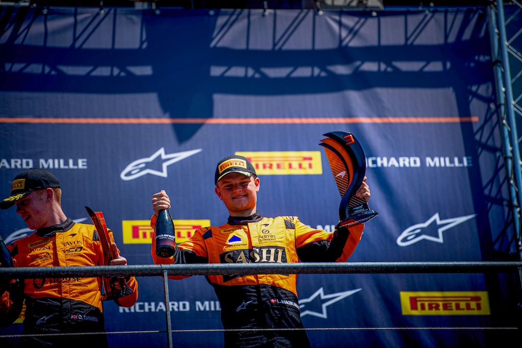 McLaren Trophy: Mesterskabsførende Luca Magnussen på nyt territorium.
(Foto: Kasper Kjøller)